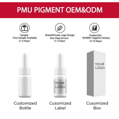 De niet Giftige Organische Permanente Make-up kleurt Waterdicht met pigment